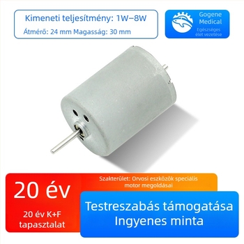 Forgó boros állványhoz készült brushless DC motor reduktorral, PWM-vezérléssel, kis méretű motor