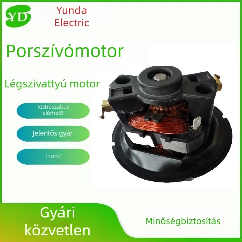 Kefés mikro motor porszívókhoz, hajszárítókhoz, levegőpumpákhoz és fúvópisztolyokhoz