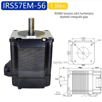 57 integrált zárt hurkú léptető servo motor, 1,5 Nm, nagy sebességű, alacsony zajszintű, gravírozógépekhez és 3D nyomtatókhoz