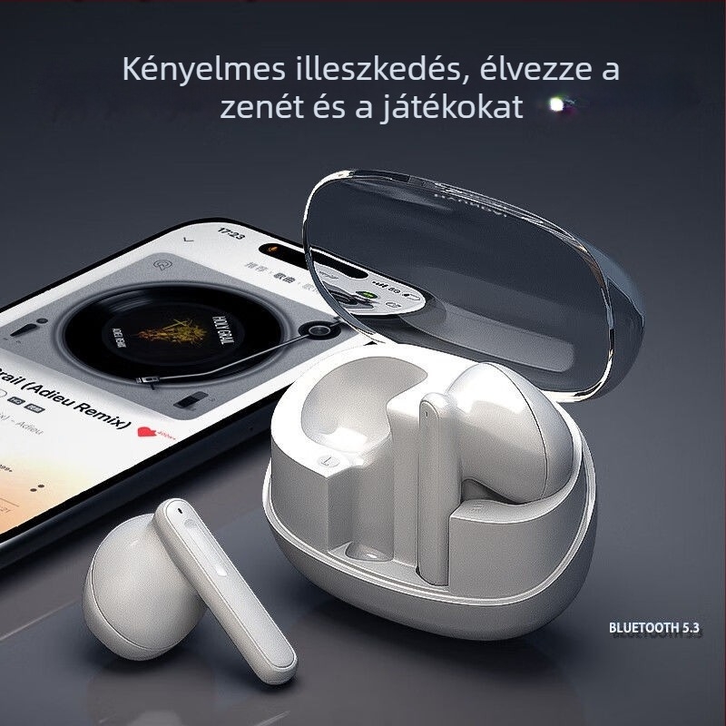 HYA12 Bluetooth fülhallgató zajcsökkentéssel, in-ear kialakítással, hosszú akkumulátor-üzemidővel, sporthoz és játékokhoz, vezeték nélküli TWS