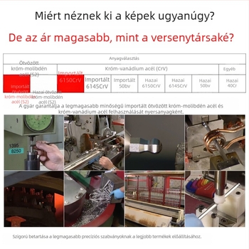 L alakú gömbfejű hex kulcs készlet, lapos és gömbfejű fejjel, S2 króm-molibden acél, nagy szilárdságú