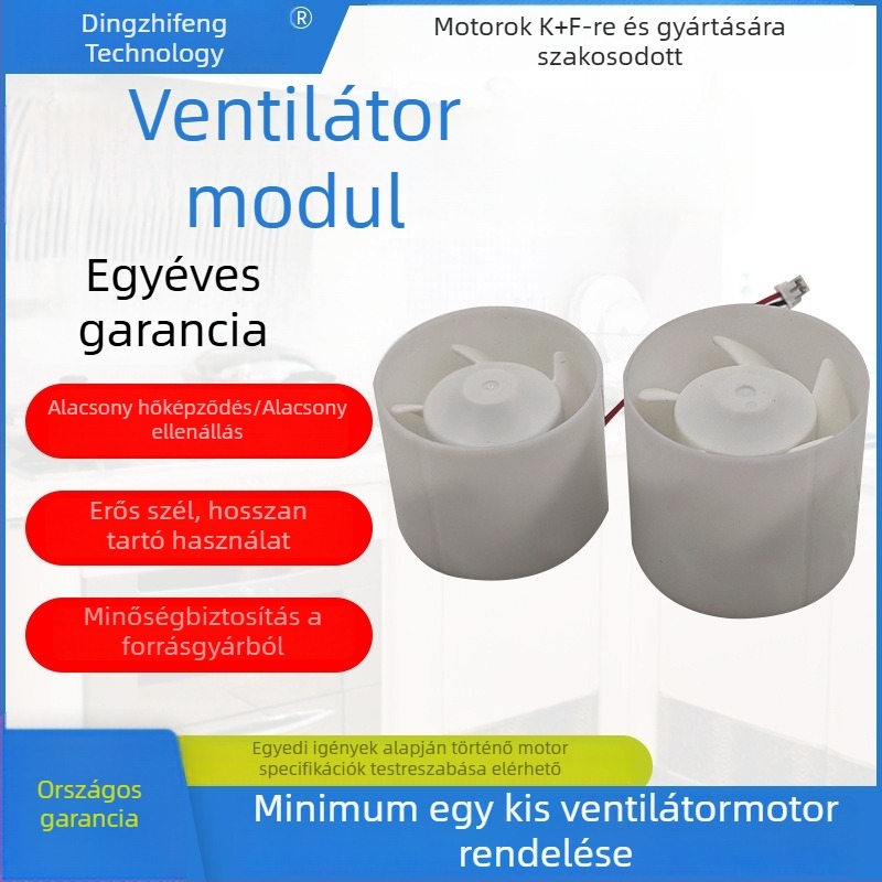 Kefe nélküli moduláris motor nagy sebességű ventilátorhoz, kompakt kézi ventilátor motor
