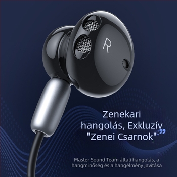 KYERE ME942 Type-C vezetékes digitális in-ear fejhallgató az iPhone 15 sorozathoz
