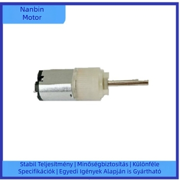 16 mm-es kefés motor műanyag bolygóművel