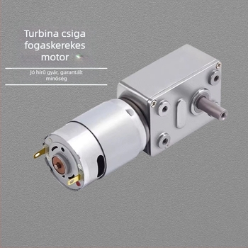 4632Z-385 DC reduktormotor csavarorsó-átvitellel, 24V, önzáró hajtás és sebességszabályozó, kis motor masszázsgéphez
