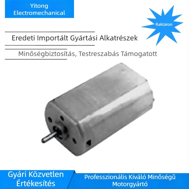 12V DC kefés motor, állandó mágneses mikro motor