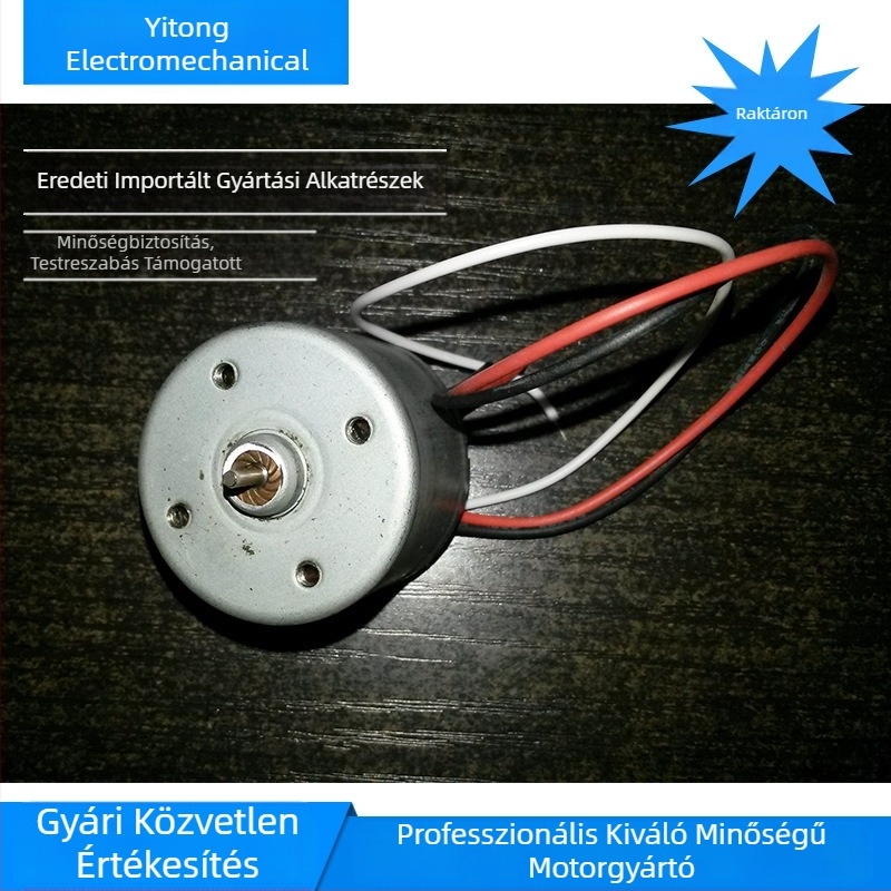 12V DC kefés motor, állandó mágneses mikro motor