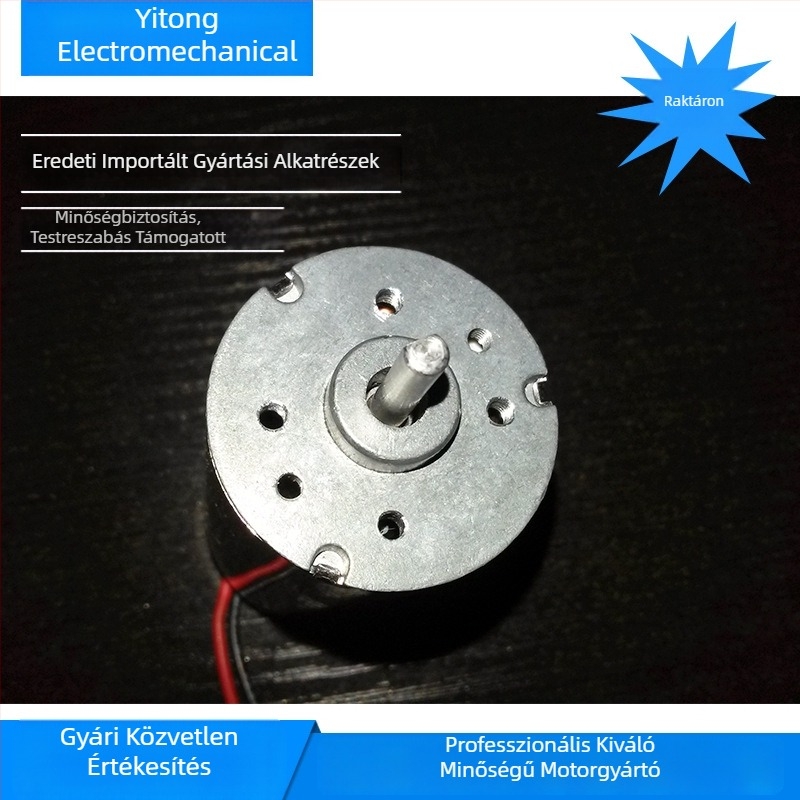 12V DC kefés motor, állandó mágneses mikro motor