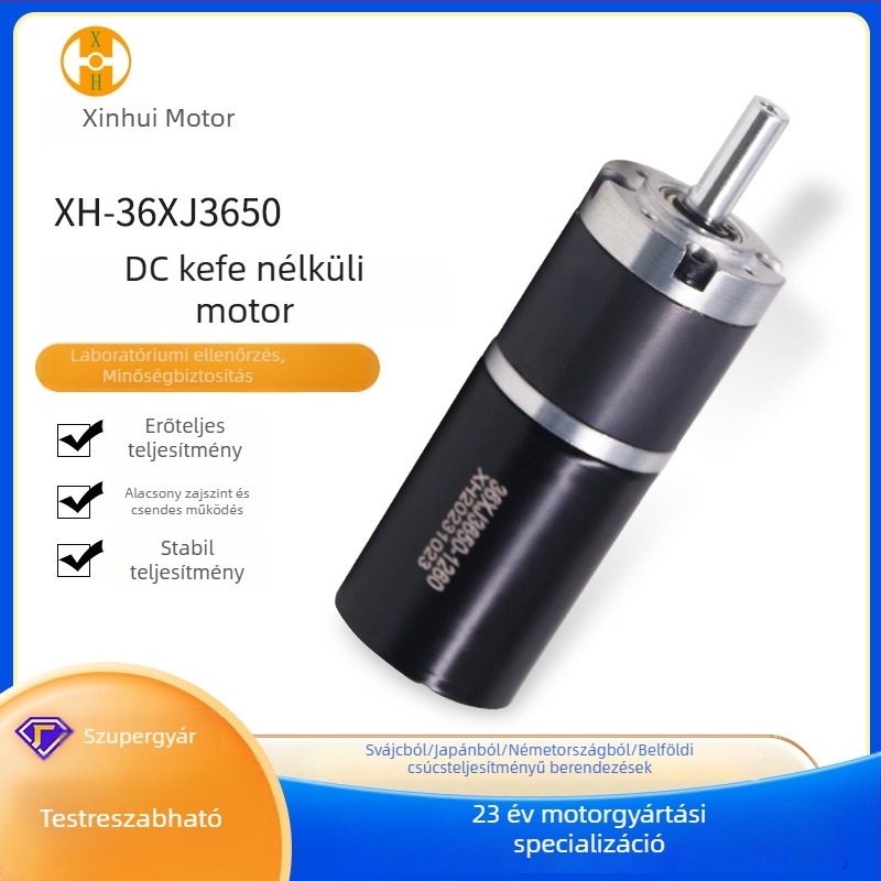 DC brushless motor 36mm3650 beépített bolygóreduktorral