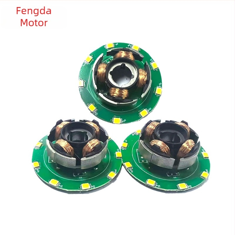 Mini kézi ventilátor motor, brushless DC mikromotor, nagy sebességű