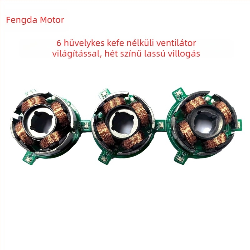Mini kézi ventilátor motor, brushless DC mikromotor, nagy sebességű