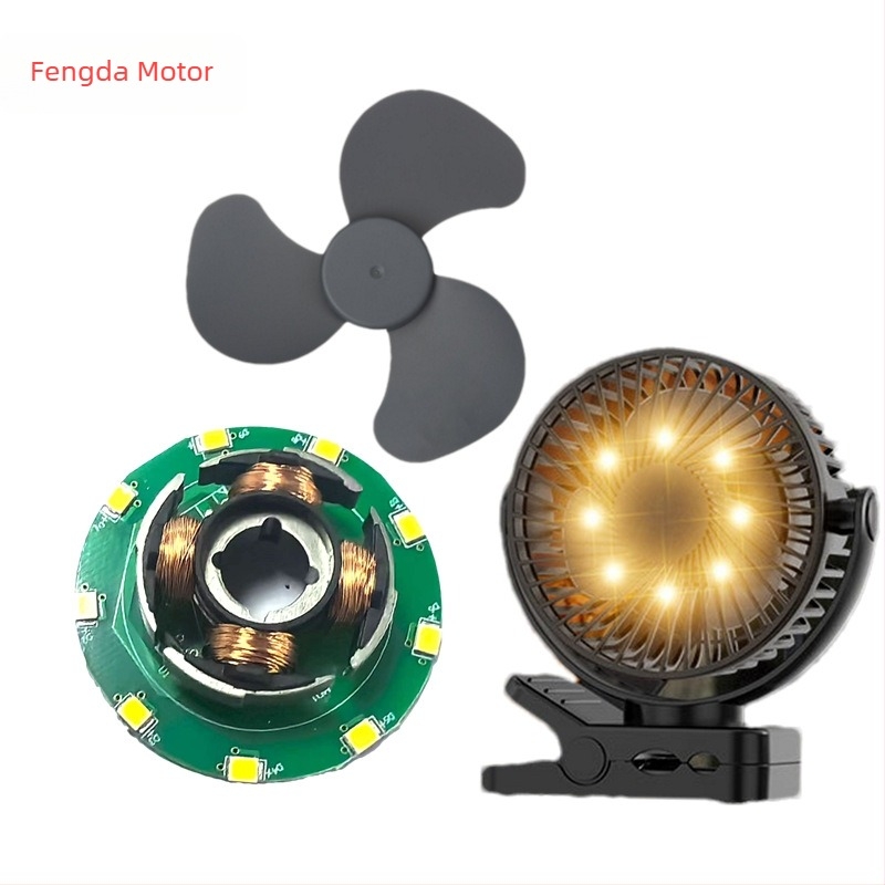 Mini kézi ventilátor motor, brushless DC mikromotor, nagy sebességű