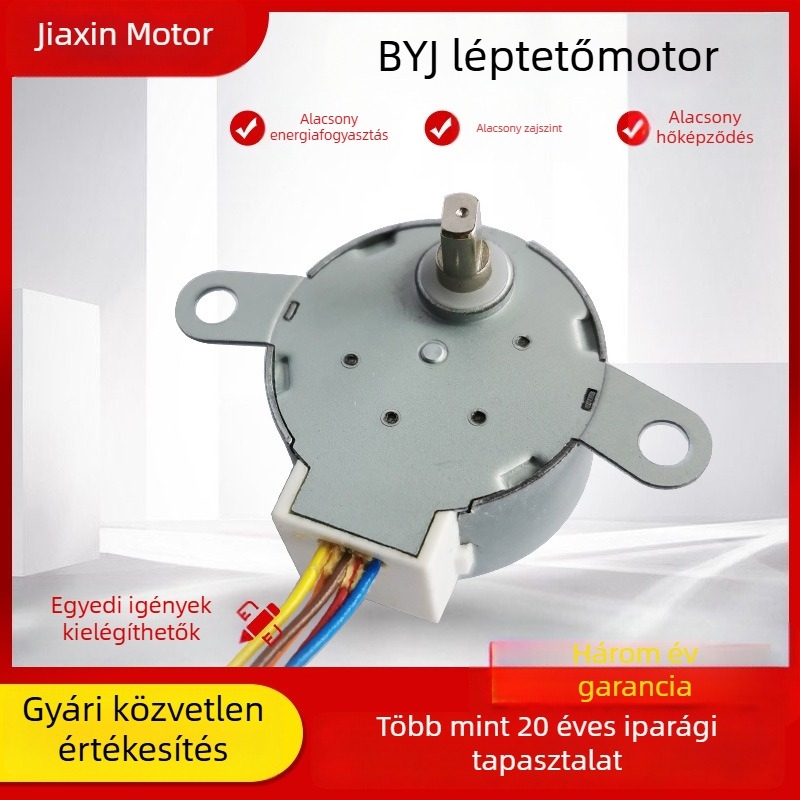 30BYJ46 léptetőmotor biztonsági kamerához, mikro motor redukcióval