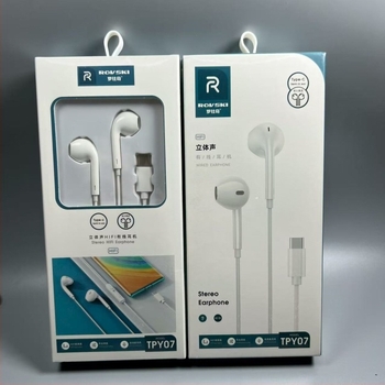 Luo Shiqi TPY10 vezetékes in-ear fülhallgató vonali vezérlővel, HD hangzás, TC csatlakozó
