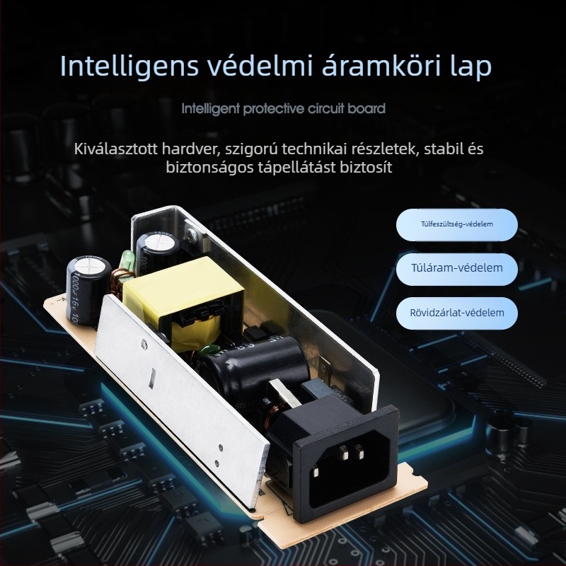 12V 5A asztali DC tápegység LED kijelzőkhöz és monitorokhoz