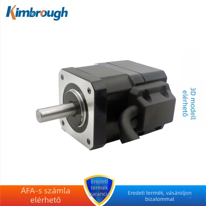 Kétfázisú zárt hurkú léptető motor, 0,2 Nm, testhossz 53 mm, tengelyátmérő 5/8