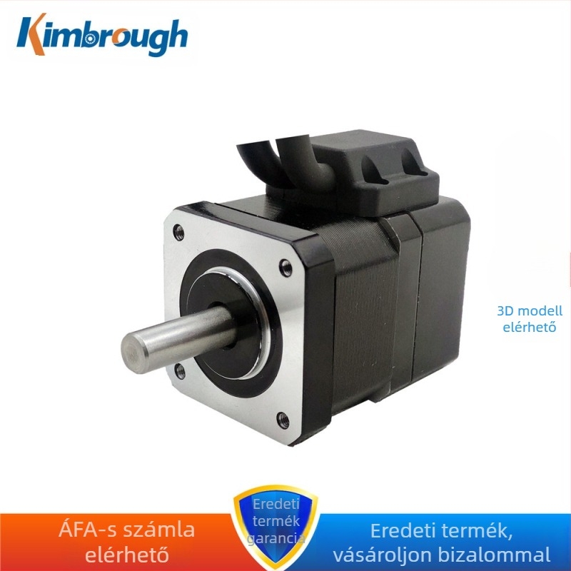 Kétfázisú zárt hurkú léptető motor, 0,2 Nm, testhossz 53 mm, tengelyátmérő 5/8