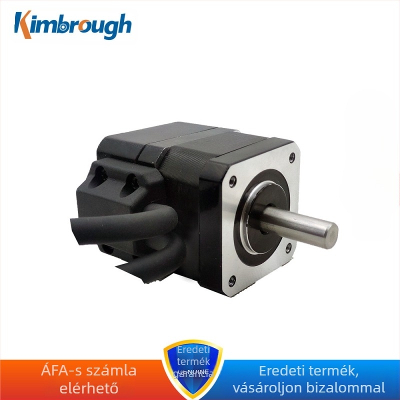 Kétfázisú zárt hurkú léptető motor, 0,2 Nm, testhossz 53 mm, tengelyátmérő 5/8
