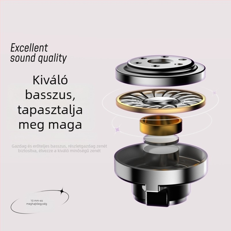 Yunshi 300c vezetékes fülhallgató Type-C csatlakozóval és digitális chippel, Huawei, Xiaomi és OPPO készülékekhez