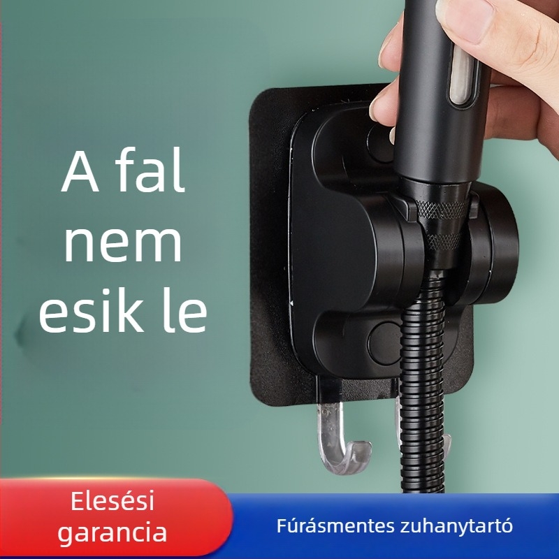 Állítható zuhanyfej-tartó alap, fúrás nélküli