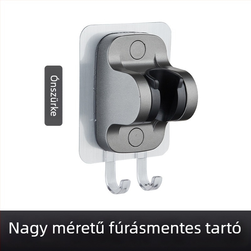Állítható zuhanyfej-tartó alap, fúrás nélküli
