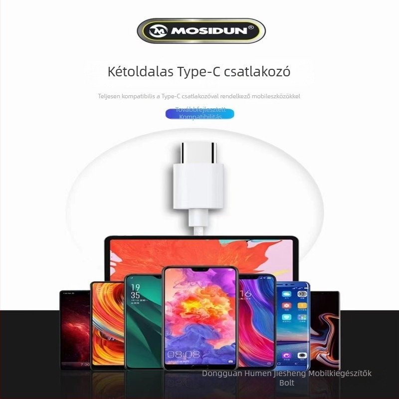 USB-C vezetékes fülhallgató Huawei P40, P30, Xiaomi 10 és Letv készülékekhez