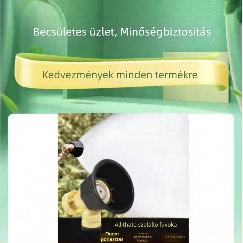 Fekete Forgó Szél Atomizáló Permetezőfej Mezőgazdasági Célokra, Magasnyomású, Állítható, Szélálló, Motoros Permetező
