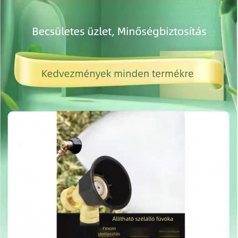 Fekete Forgó Szél Atomizáló Permetezőfej Mezőgazdasági Célokra, Magasnyomású, Állítható, Szélálló, Motoros Permetező