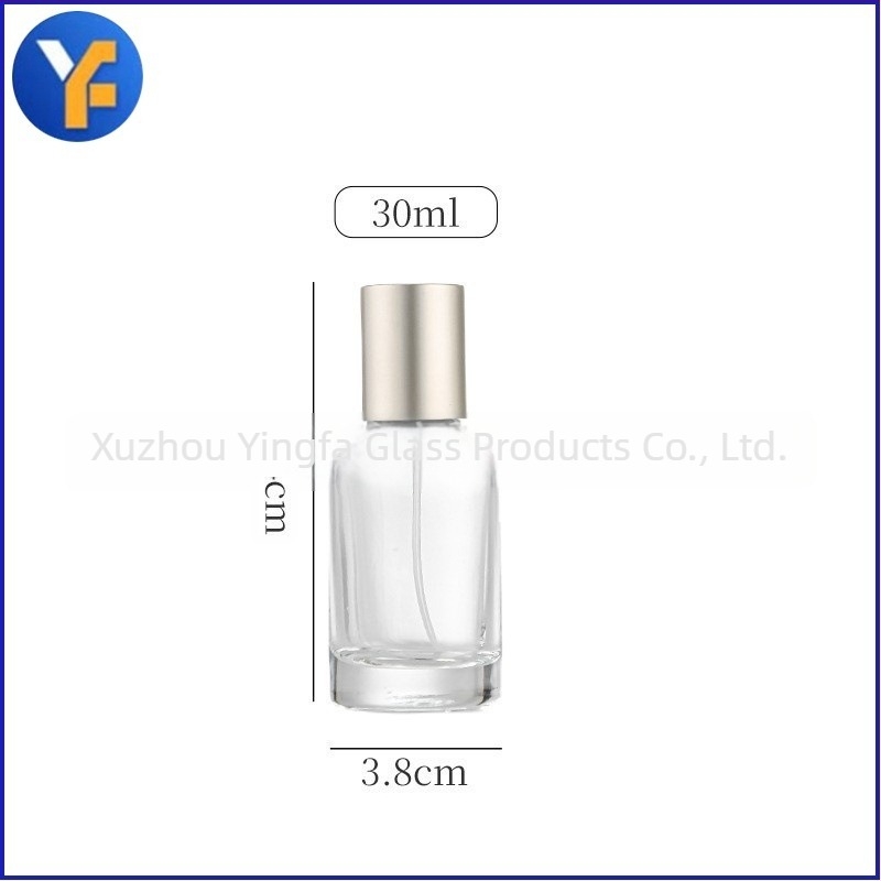 Laboratóriumi típusú üveg parfümös üveg, 30 ml/50 ml/100 ml, hordozható adagoló palack kozmetikumokhoz és illóolajokhoz