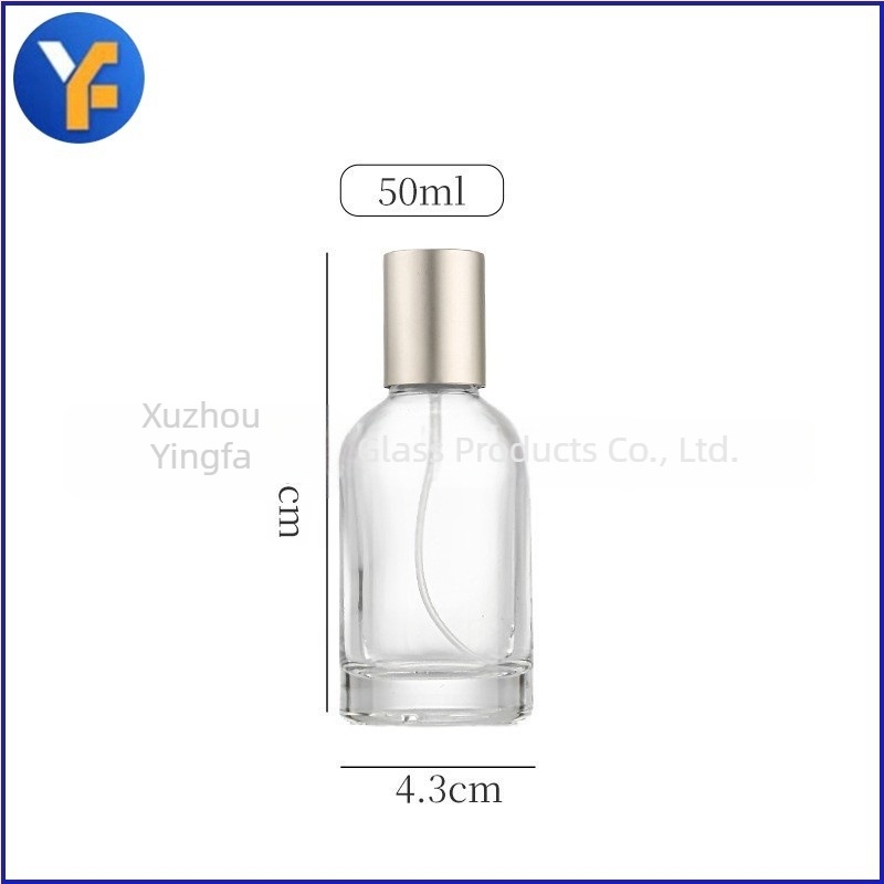 Laboratóriumi típusú üveg parfümös üveg, 30 ml/50 ml/100 ml, hordozható adagoló palack kozmetikumokhoz és illóolajokhoz