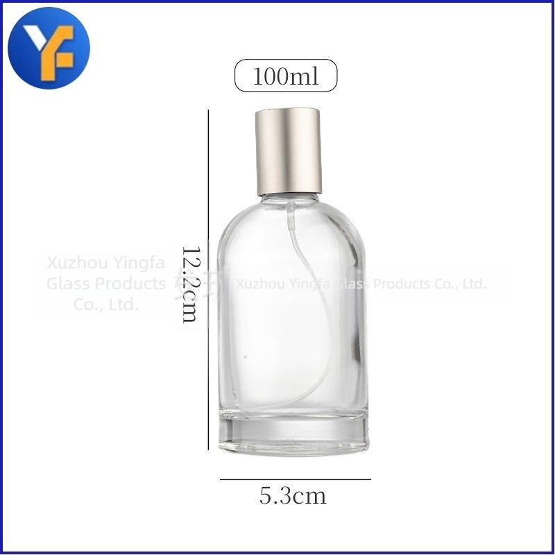 Laboratóriumi típusú üveg parfümös üveg, 30 ml/50 ml/100 ml, hordozható adagoló palack kozmetikumokhoz és illóolajokhoz