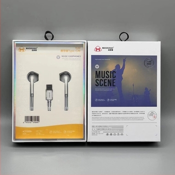 USB-C fülhallgató, vezetékes, mikrofonos, in-ear kivitel