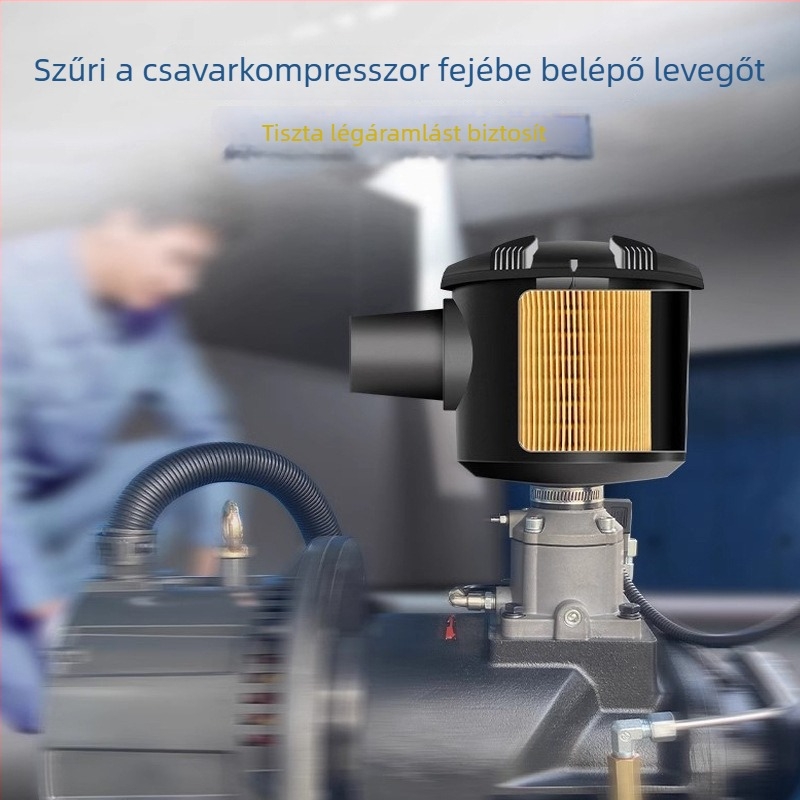 Tahu csavaros levegő kompresszor 7,5 kW / 15 kW – levegőszűrő elem C1140, C1250 – pneumatikus száraz csiszolás