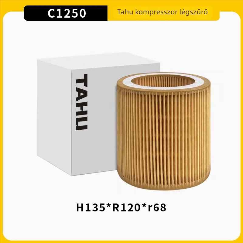 Tahu csavaros levegő kompresszor 7,5 kW / 15 kW – levegőszűrő elem C1140, C1250 – pneumatikus száraz csiszolás