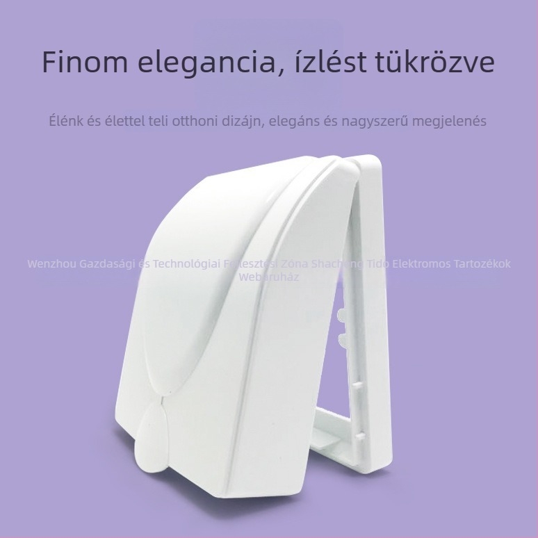 86-os típusú, nagy méretű fehér falikapcsoló- és dugaszoló doboz fröccsenővíz elleni védelemmel