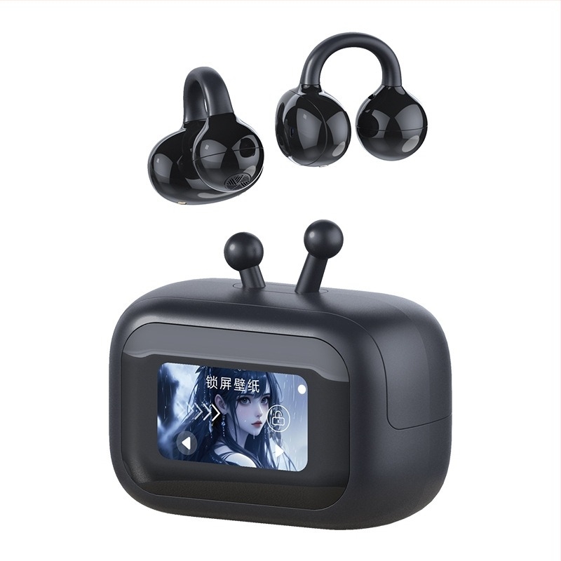 Z13 digitális kijelzős Bluetooth fülcsipeszes vezeték nélküli fejhallgató, hosszú üzemidő, HD hívások
