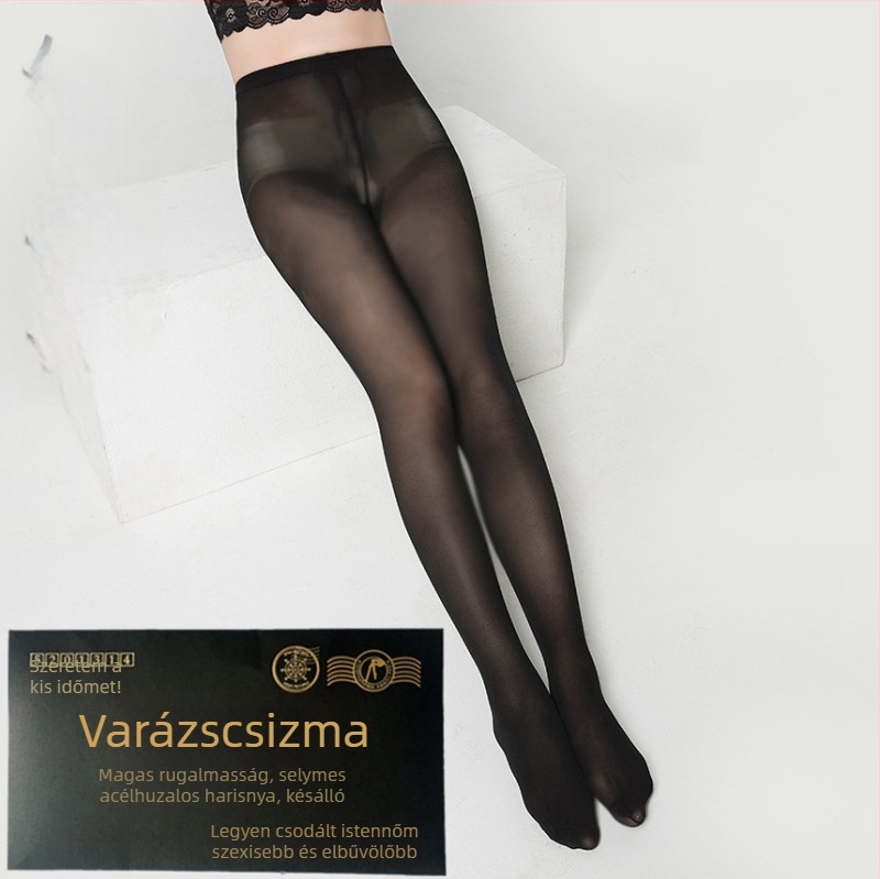 Tavasz–Ősz 120D varázs acél harisnya, magas rugalmasság, anti-szakadástól, szexi átlátszó