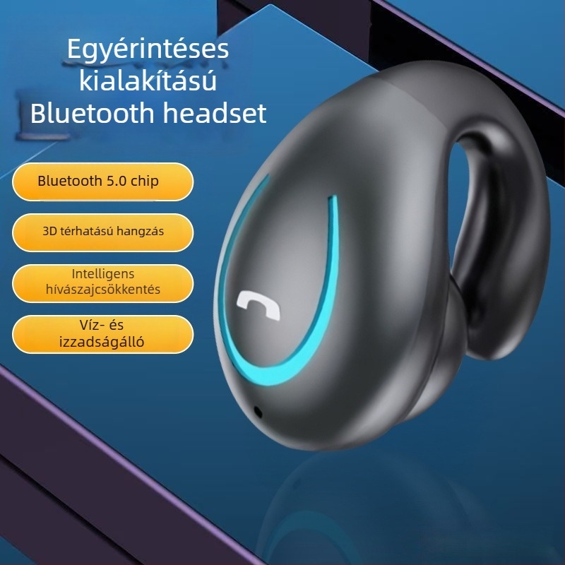 YX08 Bluetooth fülcsipeszes vezeték nélküli fülhallgató, külső viselés, nem fülbe illeszkedő dizájn, kiváló hangminőség