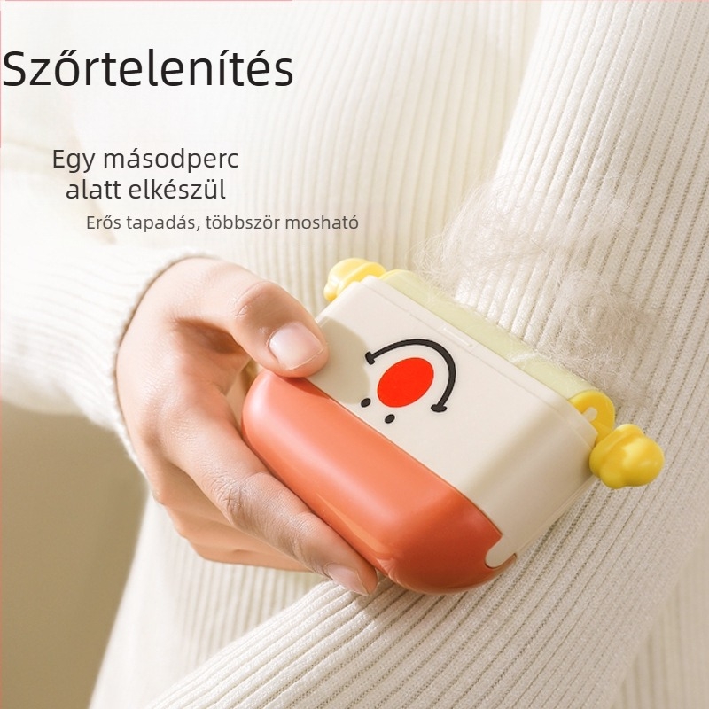 Moshatható ruhaszösz-eltávolító görgő, hordozható, otthoni használatra, eltávolítja a háziállatok szőrét