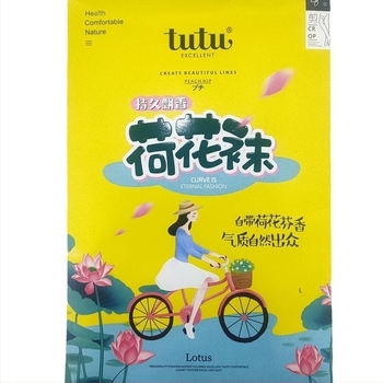 Tutu1388 Nyári vékony harisnyanadrág lotus minta, bikini kivágás, csípőformázás, nejlon