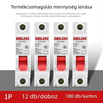 Delixi DZ47S kismegszakító, 1P, háztartási, 16A/32A/40A/63A