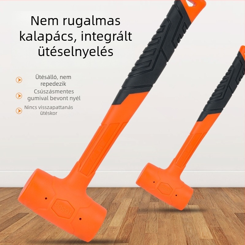 Műanyag markolattal és acél golyófejű kalapács – Többfunkciós szerelés- és felújítási eszköz csempéhez