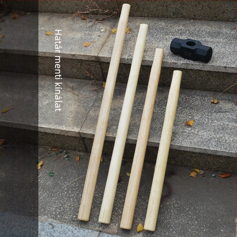 Nyolcszögletű kalapácsnyél, fa, hossz 70 cm vagy 90 cm