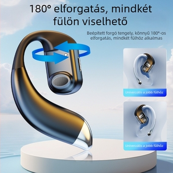 K26 nyitott fülű, vezeték nélküli Bluetooth fülhallgató, egyszemélyes használatra, üzleti és sport célra, hosszú üzemidővel