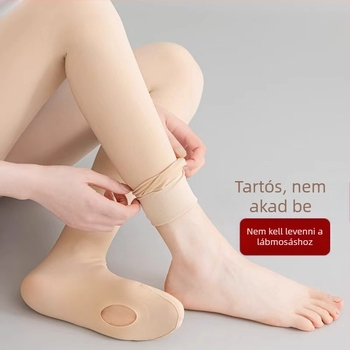 Női nylon harisnya lábformázó hatással és fedőhatással, szakadás elleni, tavasz-ősz