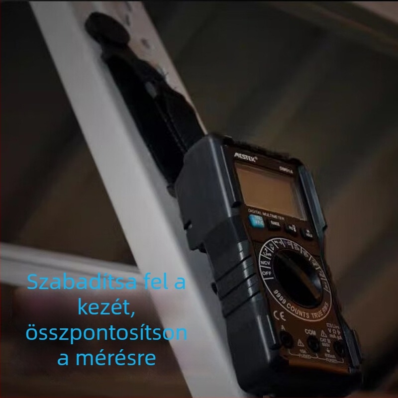 Mágneses multimeter lánc akasztóval — kényelmes felakasztáshoz villanyszerelőknek