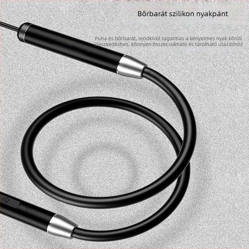 Nyakba rögzített Bluetooth fejhallgató sporthoz, vezeték nélküli, in-ear, sztereó, zajszűrés