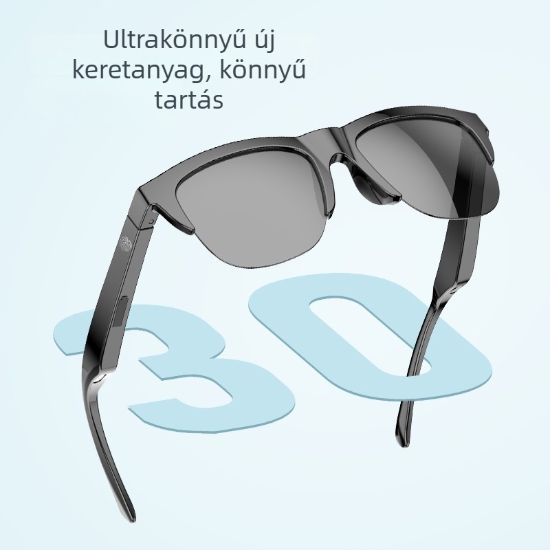 Neutral okos Bluetooth napszemüveg napvédővel és hangfunkcióval, modell F06/F07