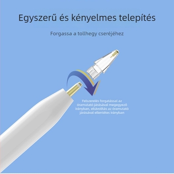 Apple Pencil cserehegye iPadhez (1. és 2. generáció), pontos érintésvezérlés