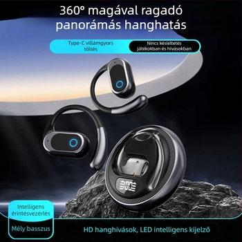 F206 fülre illeszthető sport Bluetooth fülhallgató, kiváló hangzás, kényelmes viselet, hosszú üzemidő, privát modell, univerzális